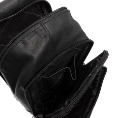 The Chesterfield Brand Riga Leather Black Crossbody Bag C58.028400