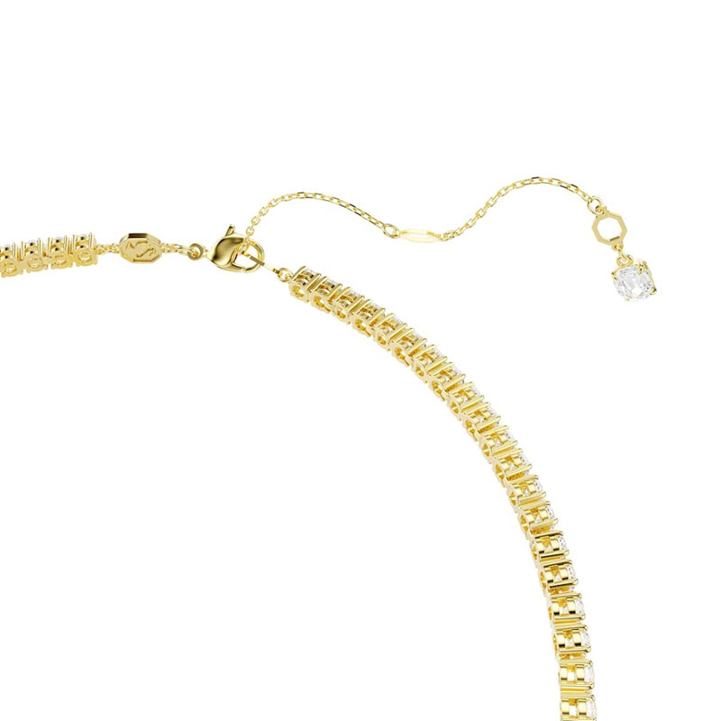 Swarovski Matrix Tennis Gold-Tone Necklace 5750601-zoom-