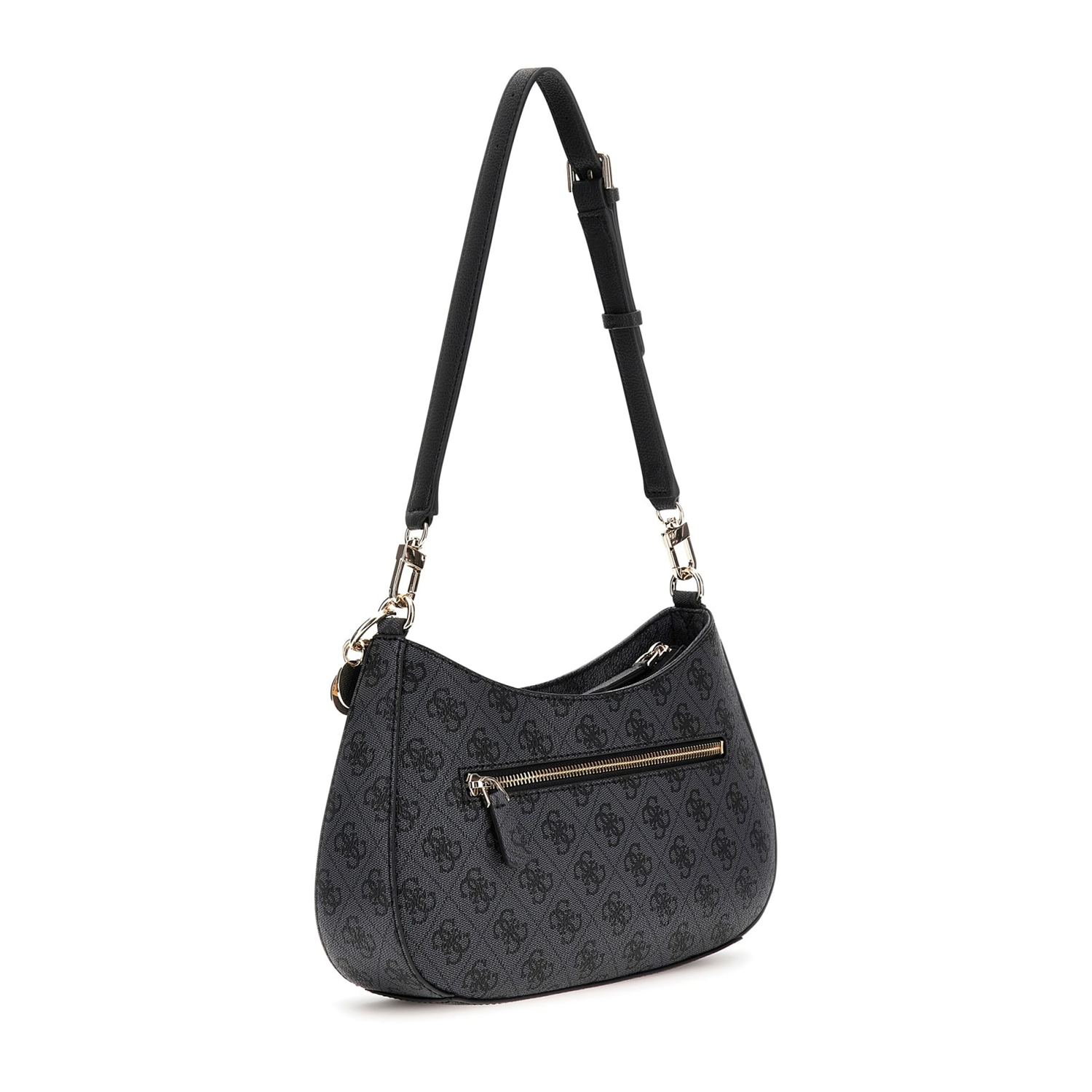 Noelle Coal Logo Top Zip Shoulder Bag HWBG96-72180-CLO Noelle Coal Logo Top Zip Shoulder Bag HWBG96-72180-CLO