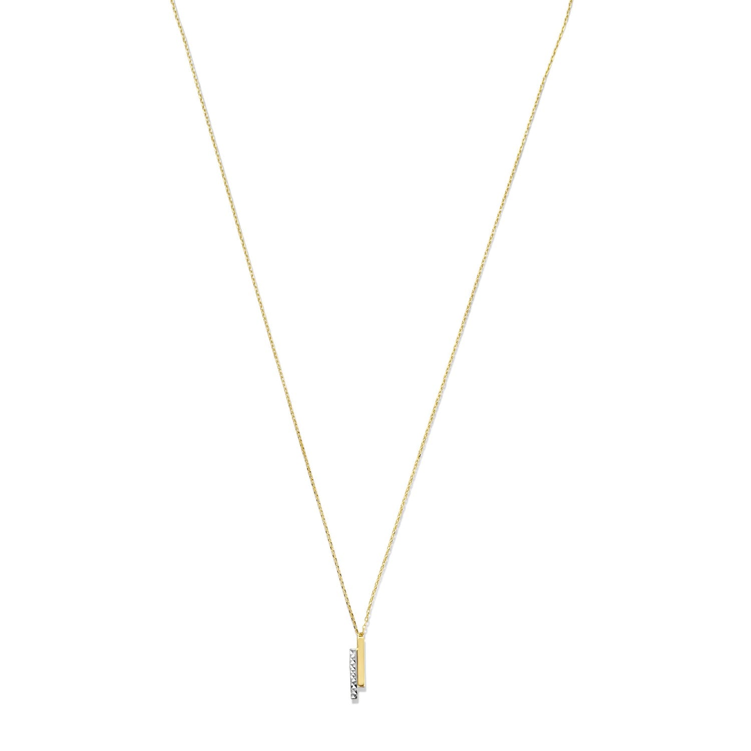 Isabel Bernard Cadeau d'Isabel 14 karat gold necklace and bracelet gift set with rods IB90189