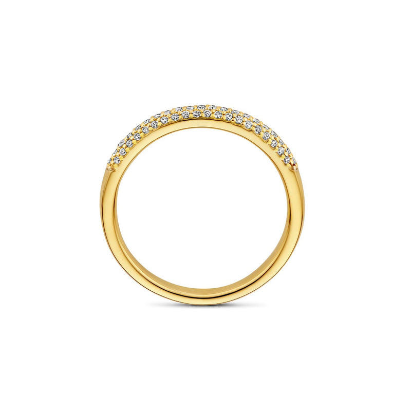 Isabel Bernard De la Paix Laure 14 Karat Gold Ring with Diamond 0.22 Carat IBD330035-58-zoom-