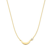 Violet Hamden Luna 925 Sterling Silver Gold Plated Necklace VH340046