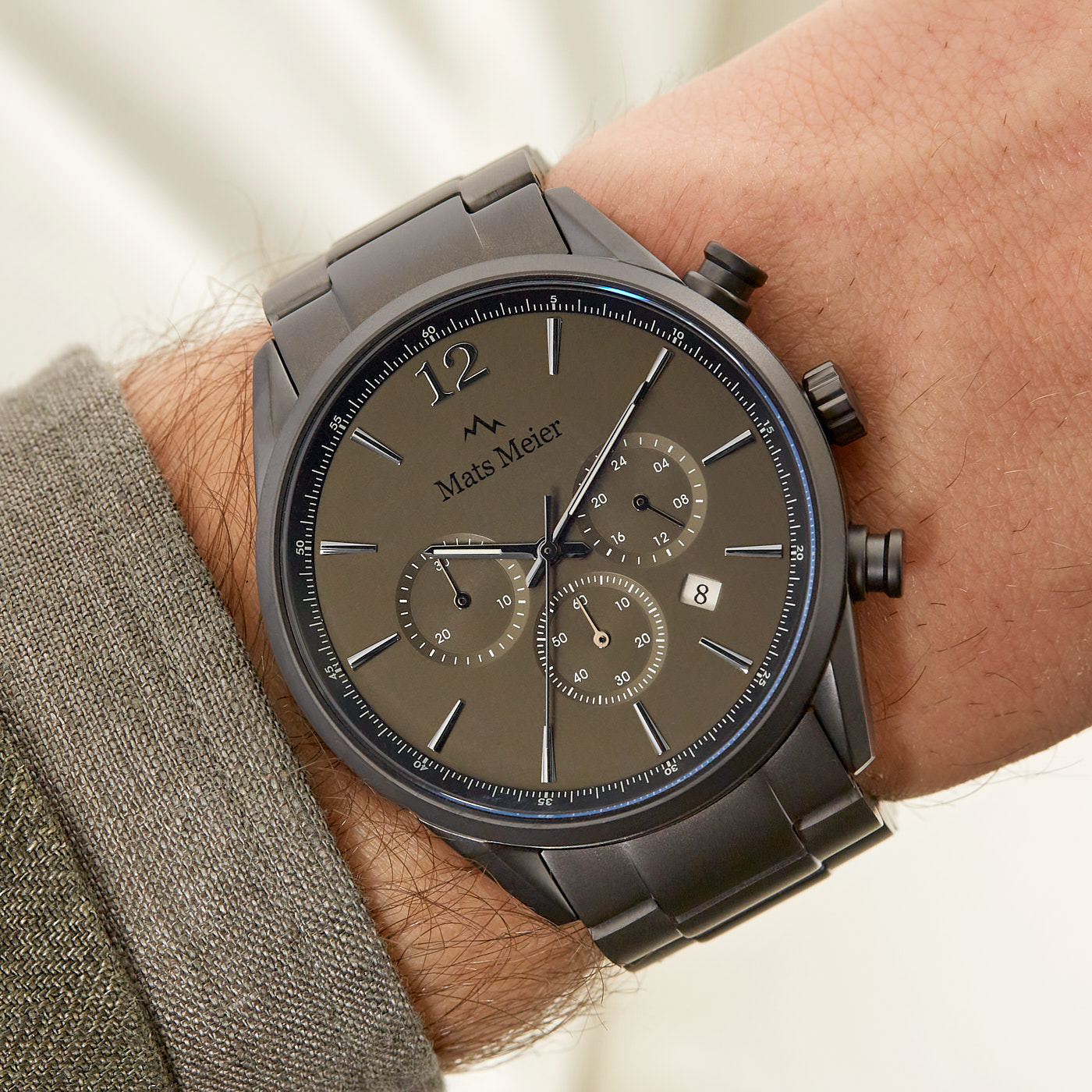 Mats Meier Grand Cornier Chrono Gunmetal Watch MM00127