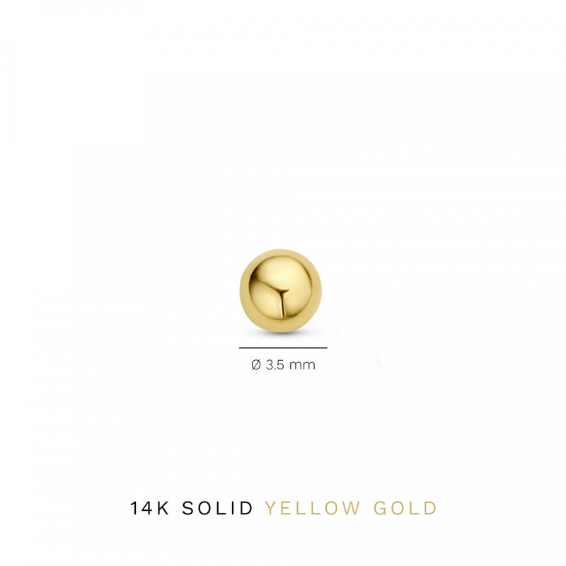 Isabel Bernard Cadeau d´Isabel 14 Carat Golden Earrings Set IB90119-zoom-