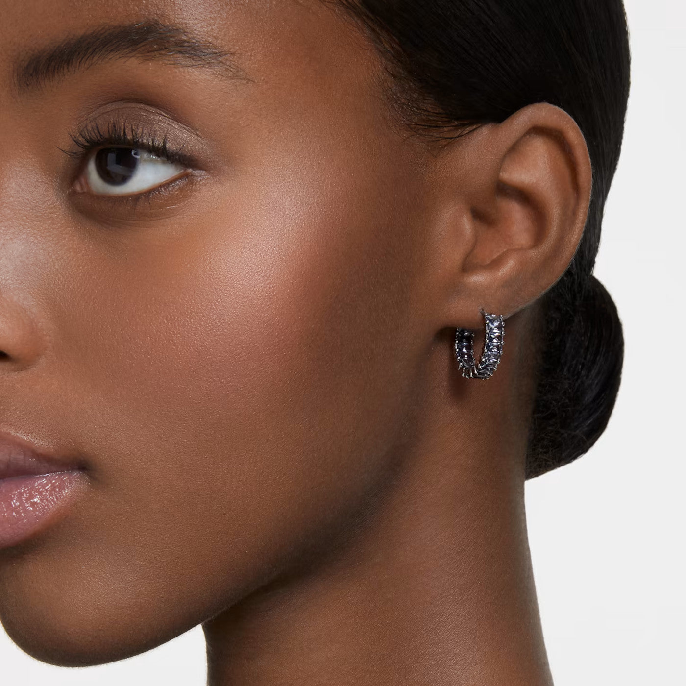 Swarovski Matrix Silver Metal Earrings 5658650