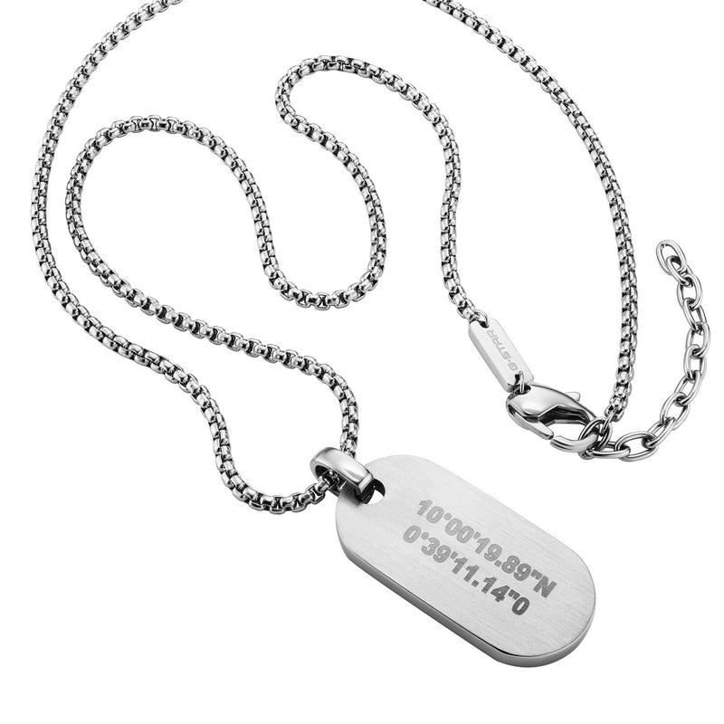 G-STAR ZipPoint Silver Link Necklace GSJ.104.01-zoom-