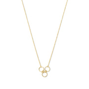 Isabel Bernard 14 Carat Golden Belleville Anna Necklace IB340047 (Length 40.00-45.00 cm)