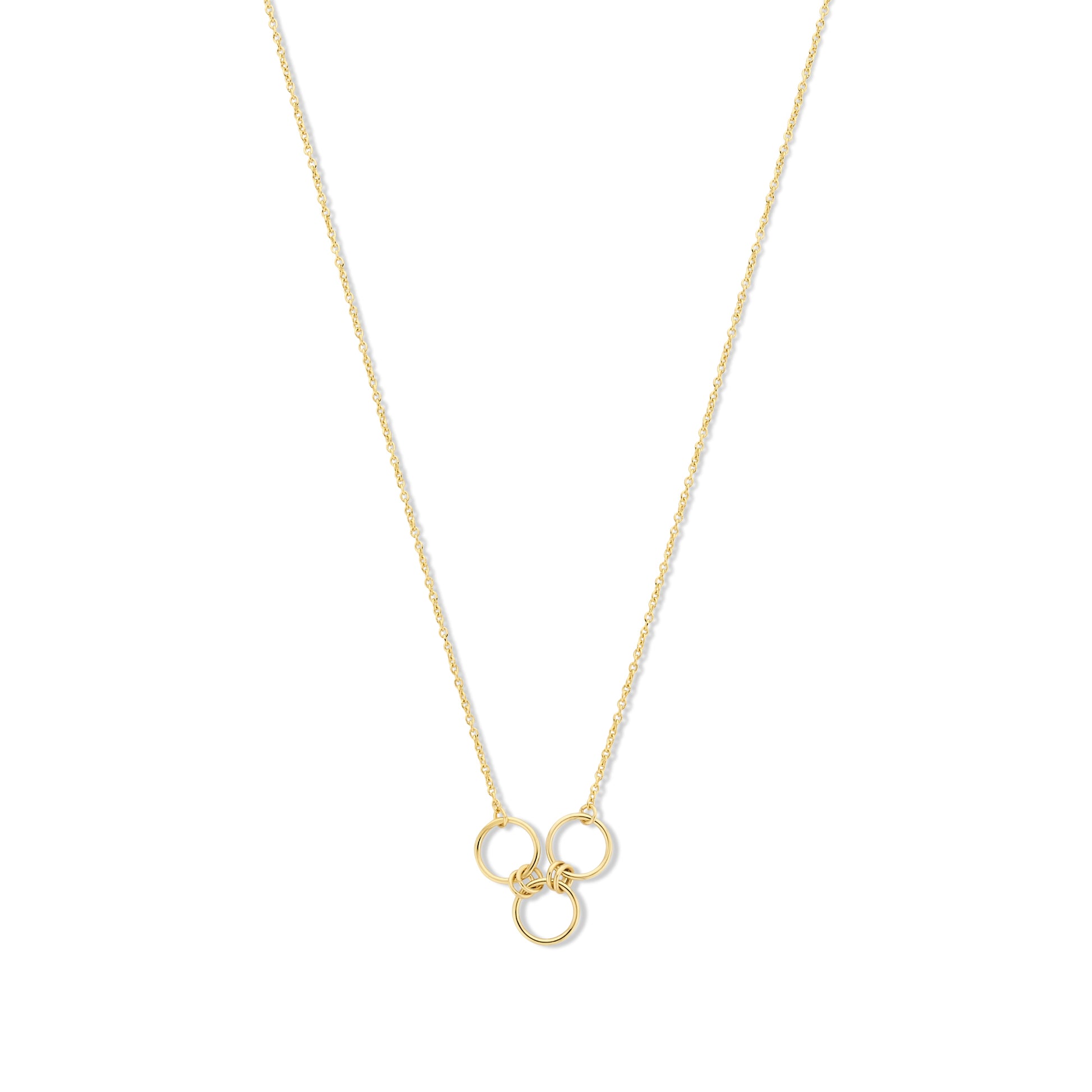 Isabel Bernard 14 Carat Golden Belleville Anna Necklace IB340047 (Length 40.00-45.00 cm)
