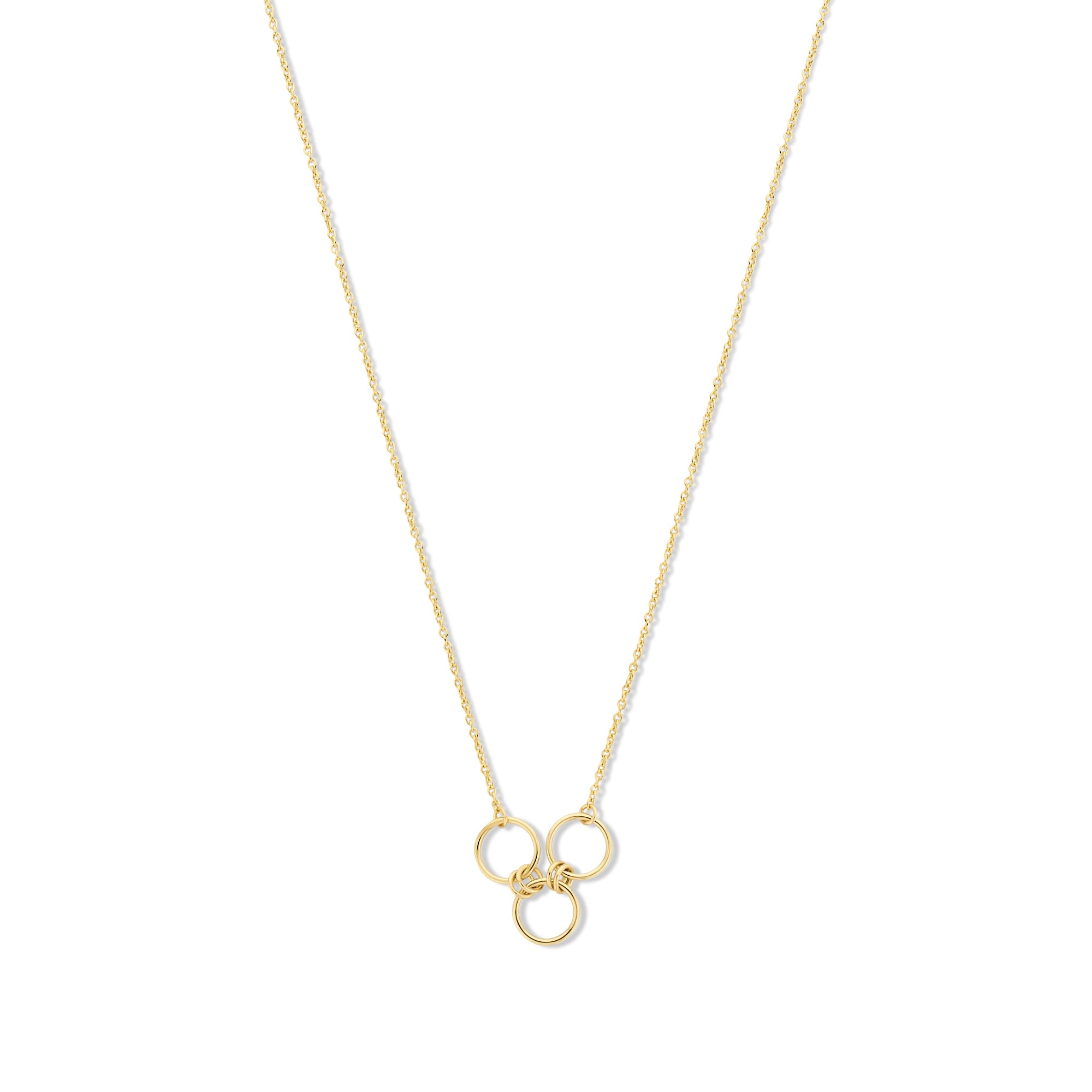 Isabel Bernard 14 Carat Golden Belleville Anna Necklace IB340047 (Length 40.00-45.00 cm)