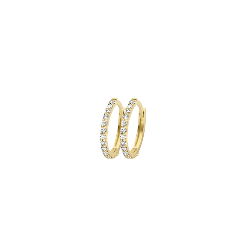 Blush Gold Hoop Earrings 7270YZI-zoom-