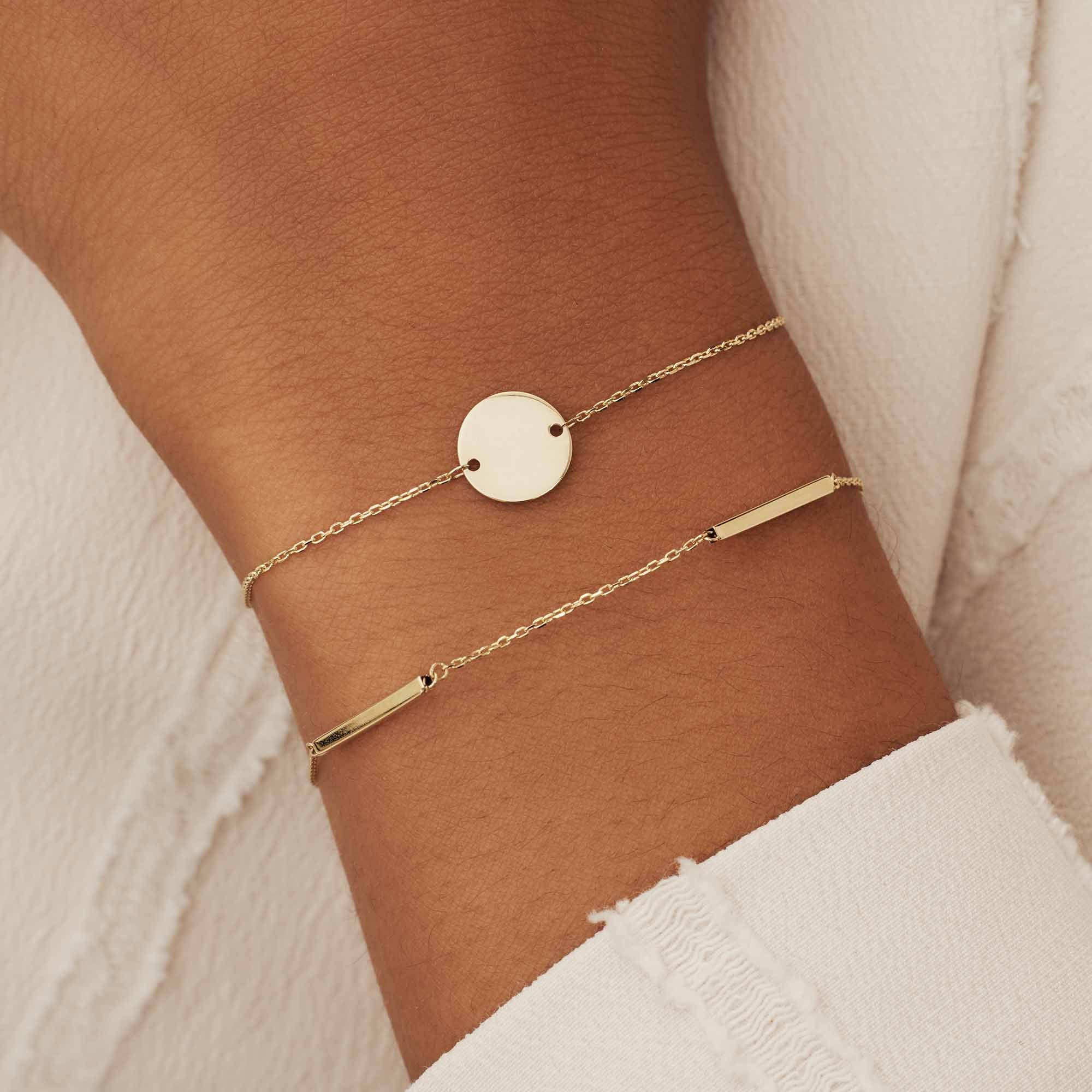 Isabel Bernard Le Marais Jolie 14 Carat Golden Bracelet IB320117