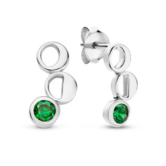 Violet Hamden Violet's Gift 925 Sterling Silver Bracelet and Ear Studs Giftset VH90061