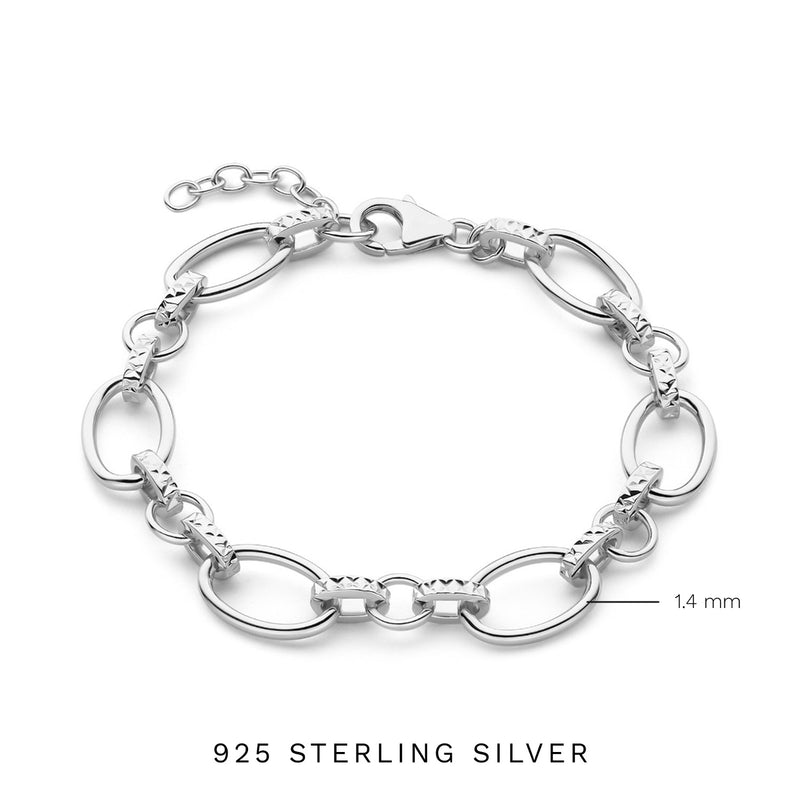 Parte Di Me Bibbiena Poppi Clara 925 Sterling Silver Link bracelet PDM32139-zoom-
