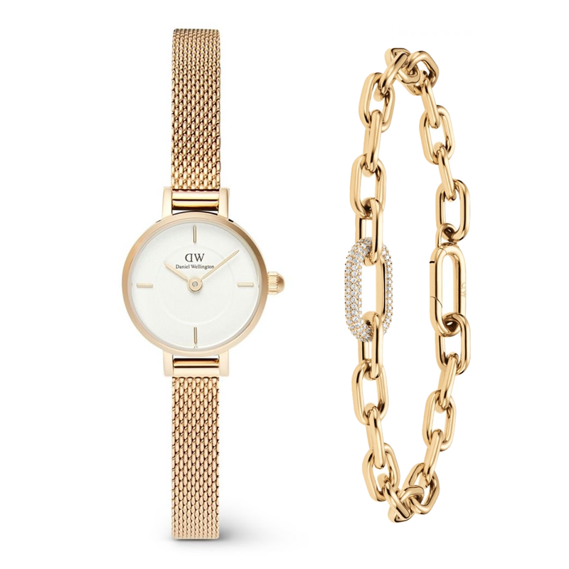 Daniel Wellington Combo Petite Mini 19 Evergold Giftset DW00590025-zoom-
