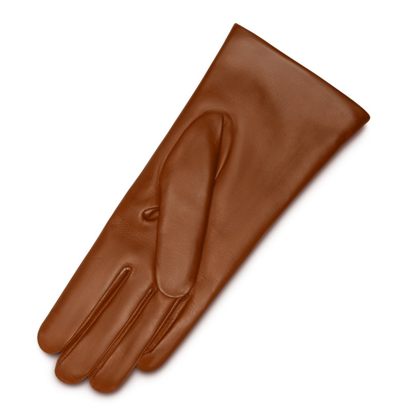 Isabel Bernard Honoré Eleanor cognac goatskin leather gloves IB67000-336-7-zoom-