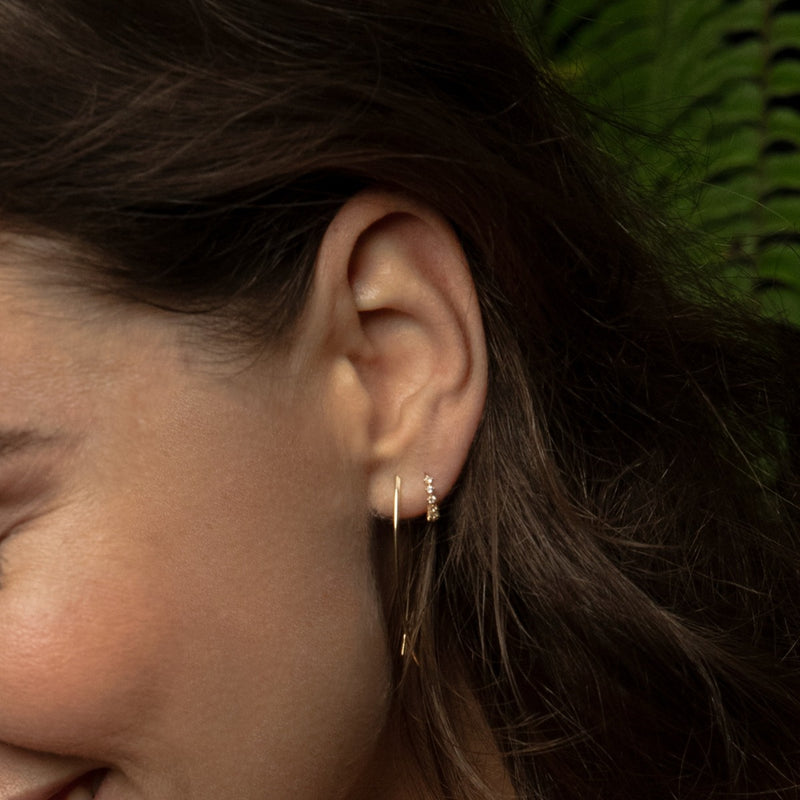 Jackie Gold 14 karat gold Hoop Earrings JKE24.440-zoom-