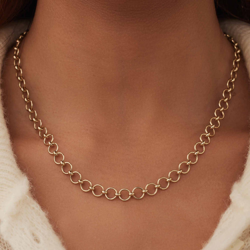 Isabel Bernard Cadeau d'Isabel 14 karat gold necklace and bracelet gift set IB90178-zoom-