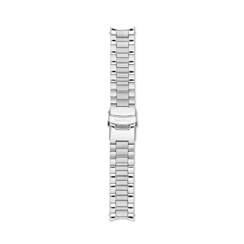 Mats Meier Strap 22mm Silver-coloured MM40001-zoom-