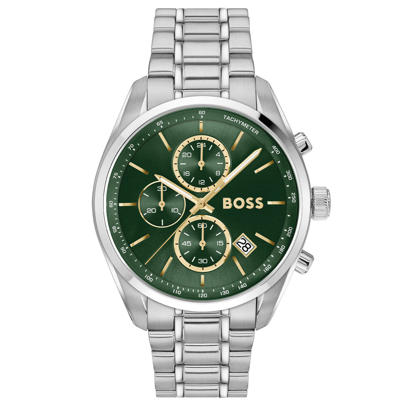 Hugo Boss Grand Prix 44 Silver Men's Watch HB1514266-zoom-