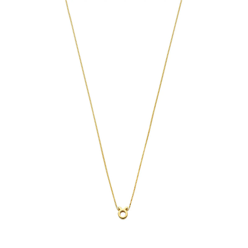 Isabel Bernard Étoiles d’Or Taurus 14 Carat Gold Venetian Necklace With Horoscope IB340179-zoom-