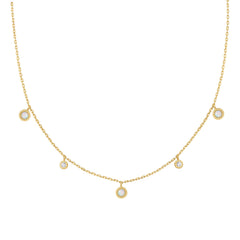Ania Haie Sunny Sparkler Gold Coloured Kyoto Opal Station Necklace AH-N064-03G