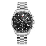 JDM Military Swiss Precision Black Men's Watch JDM-WG021-01