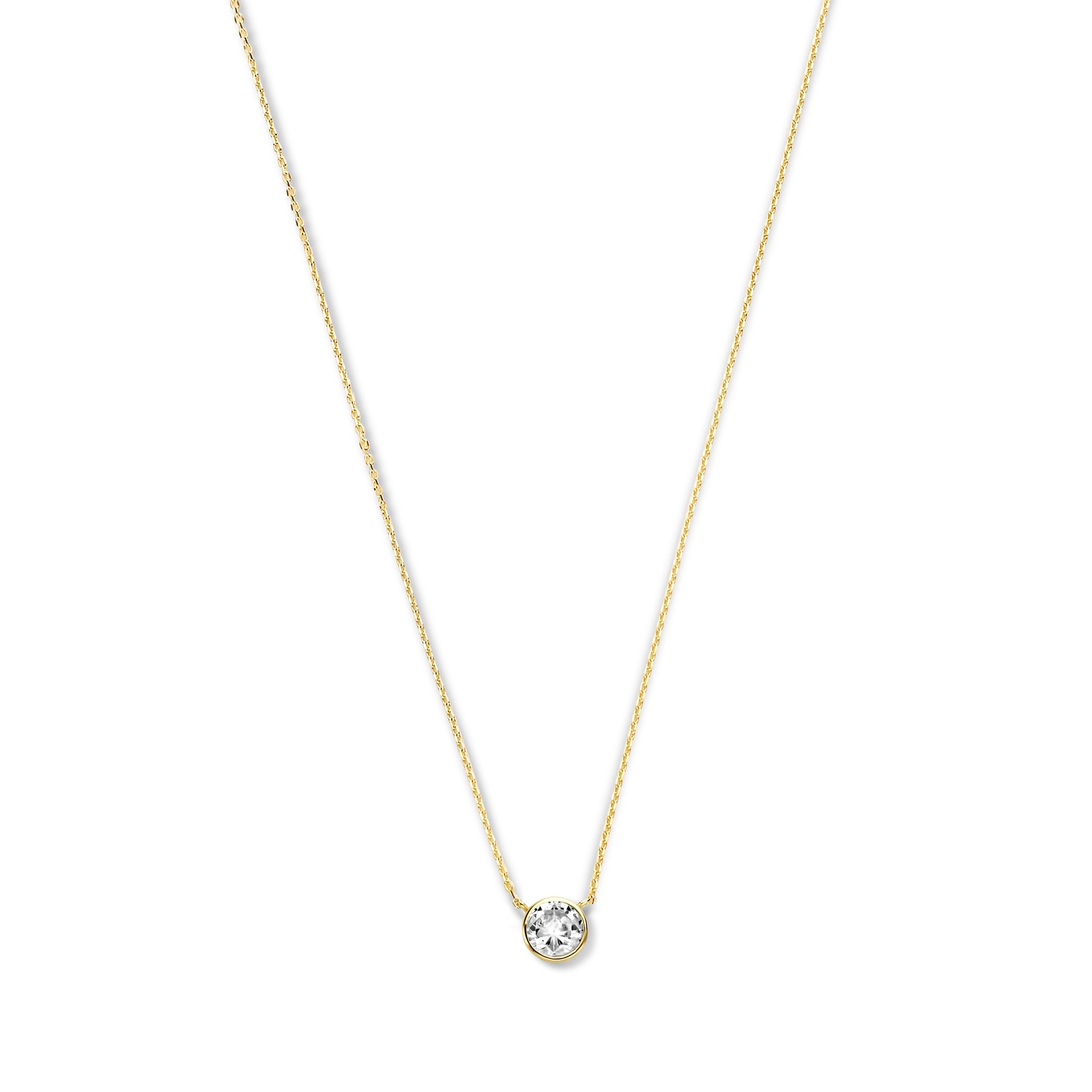 Violet Hamden Venus 925 Sterling Silver Gold-coloured Necklace with Birthstone VH340010-MAY