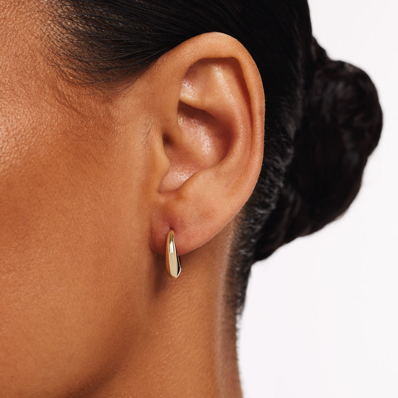 Isabel Bernard Rivoli Delene 14 karat gold hoop earrings IB360279-zoom-