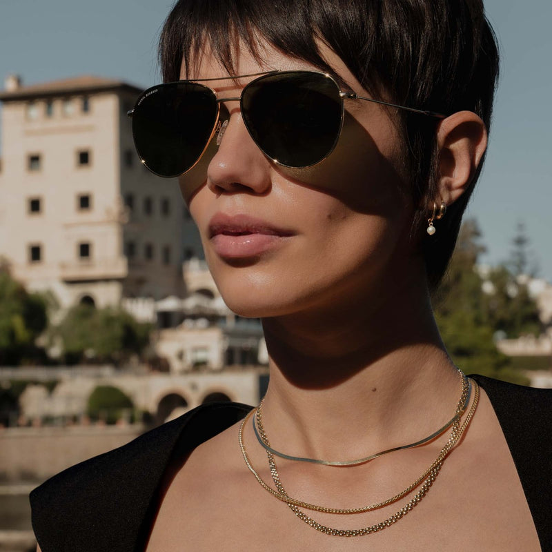 Isabel Bernard La Villette Remi Gold-coloured Aviator Sunglasses IB400008-15-04-zoom-