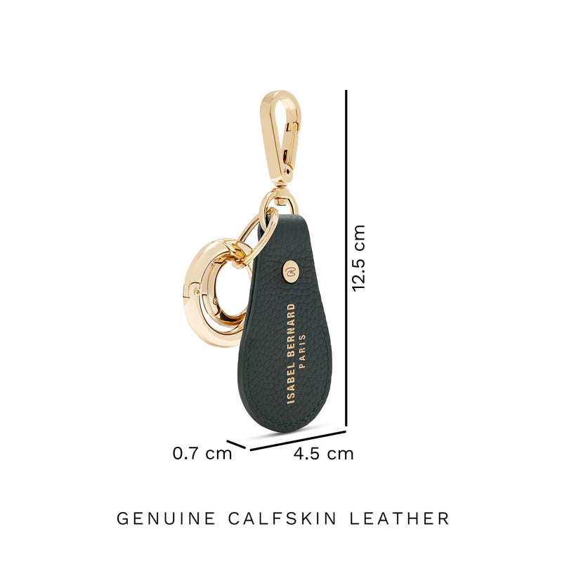 Isabel Bernard Honoré Filou Green Calfskin Airtag Key Pendant IB66000-061-zoom-