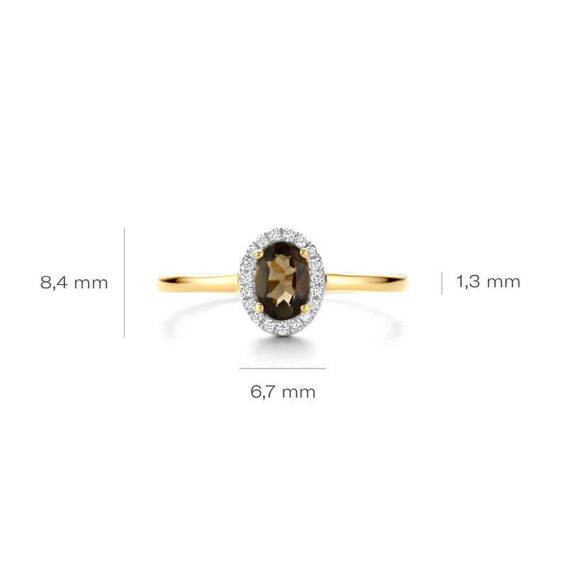 Blush Diamonds 14 karat gold Ring 1661YDS/56-zoom-
