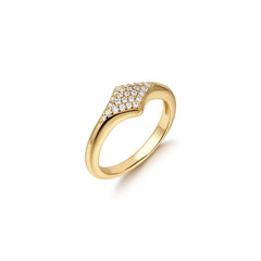 Ania Haie Ania Haie Dusk Divas 925 Sterling Silver Ring 2002-AH-R061-05G58