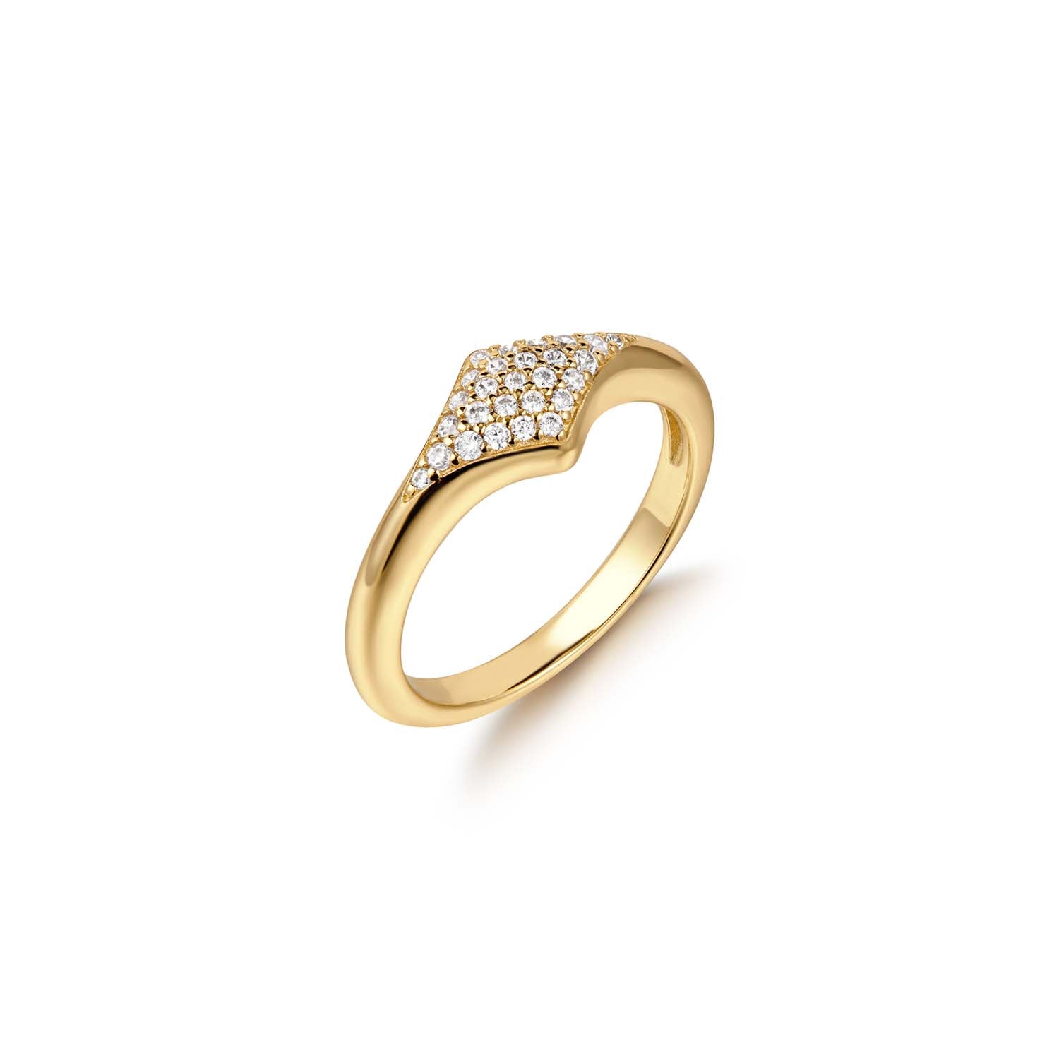 Ania Haie Ania Haie Dusk Divas 925 Sterling Silver Ring 2002-AH-R061-05G58