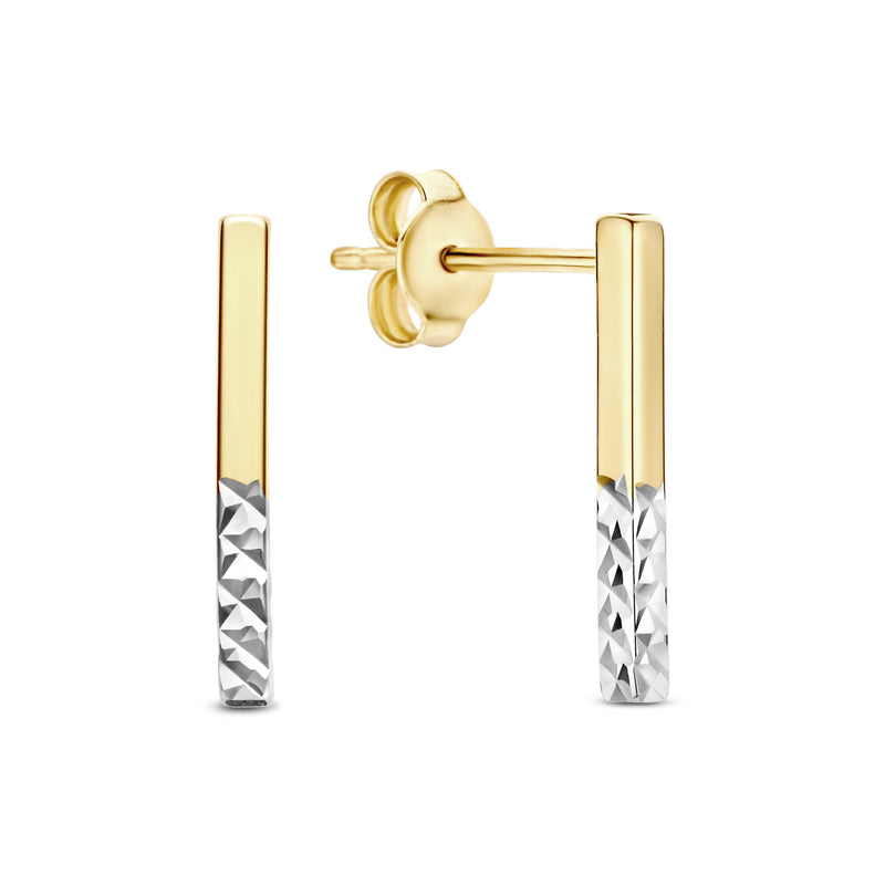 Isabel Bernard Le Marais Alice 14 Carat Golden Ear Studs IB360249-zoom-