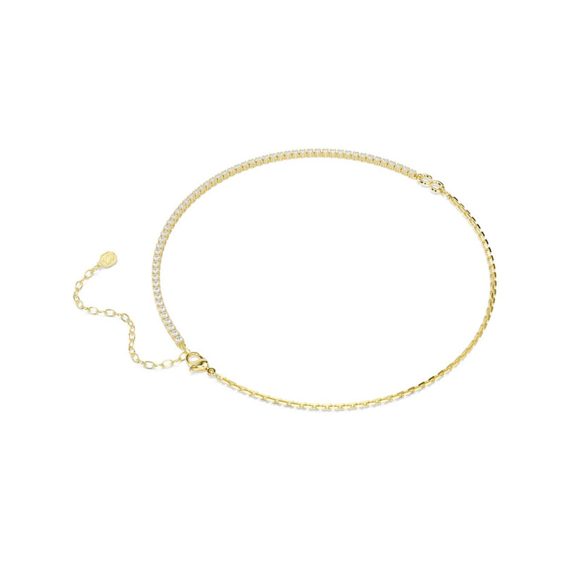 Swarovski Matrix Tennis Gold-Tone Necklace 5747717-zoom-