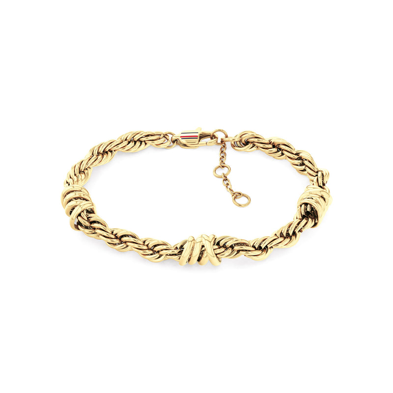 Tommy Hilfiger Stainless Steel Gold-coloured Women's Chain Bracelet TJ2781026-zoom-