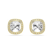 Swarovski Una Angelic Cushion Gold-Tone Stud Earrings 5764762