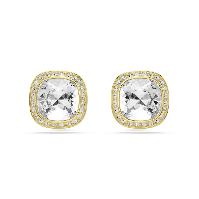 Swarovski Una Angelic Cushion Gold-Tone Stud Earrings 5764762-zoom-