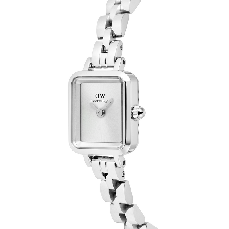 Daniel Wellington Petite & Quadro Mini Arch Silver Women's Watch DW00100844-zoom-