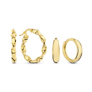 Isabel Bernard Cadeau d'Isabel 14 karat gold earring set IB90176