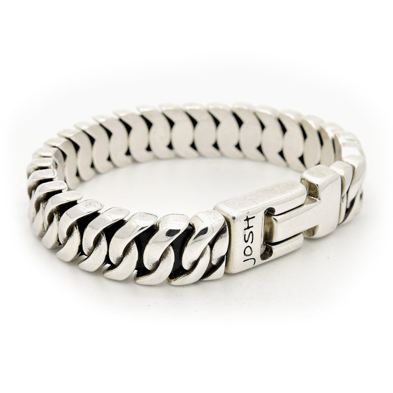 Josh Silver Bracelet 03503-BRA-S/M-zoom-