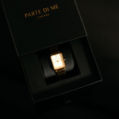 Parte Di Me Orologio Rechthoekig Women'sWatch Gold-coloured and Green PDM09002