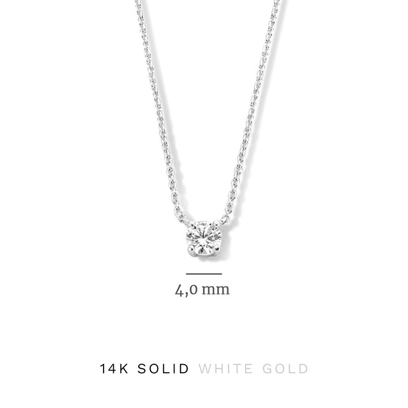 Isabel Bernard Cadeau d'Isabel 14 Carat Whitegold Necklace and Bracelet giftset IB90030-zoom-