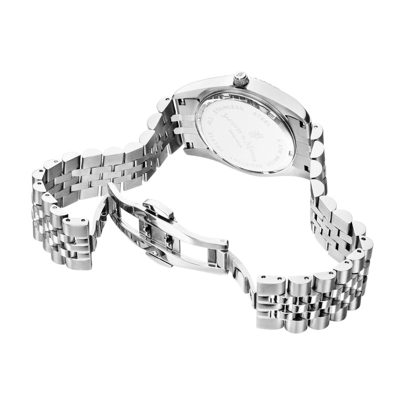 Jacques du Manoir Inspiration Prestige Silver Watch JWL01301-zoom-