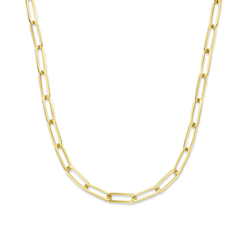 Parte Di Me Bibbiena Poppi Felice 925 Sterling Silver Gold Plated Schakel Necklace PDM34092-zoom-
