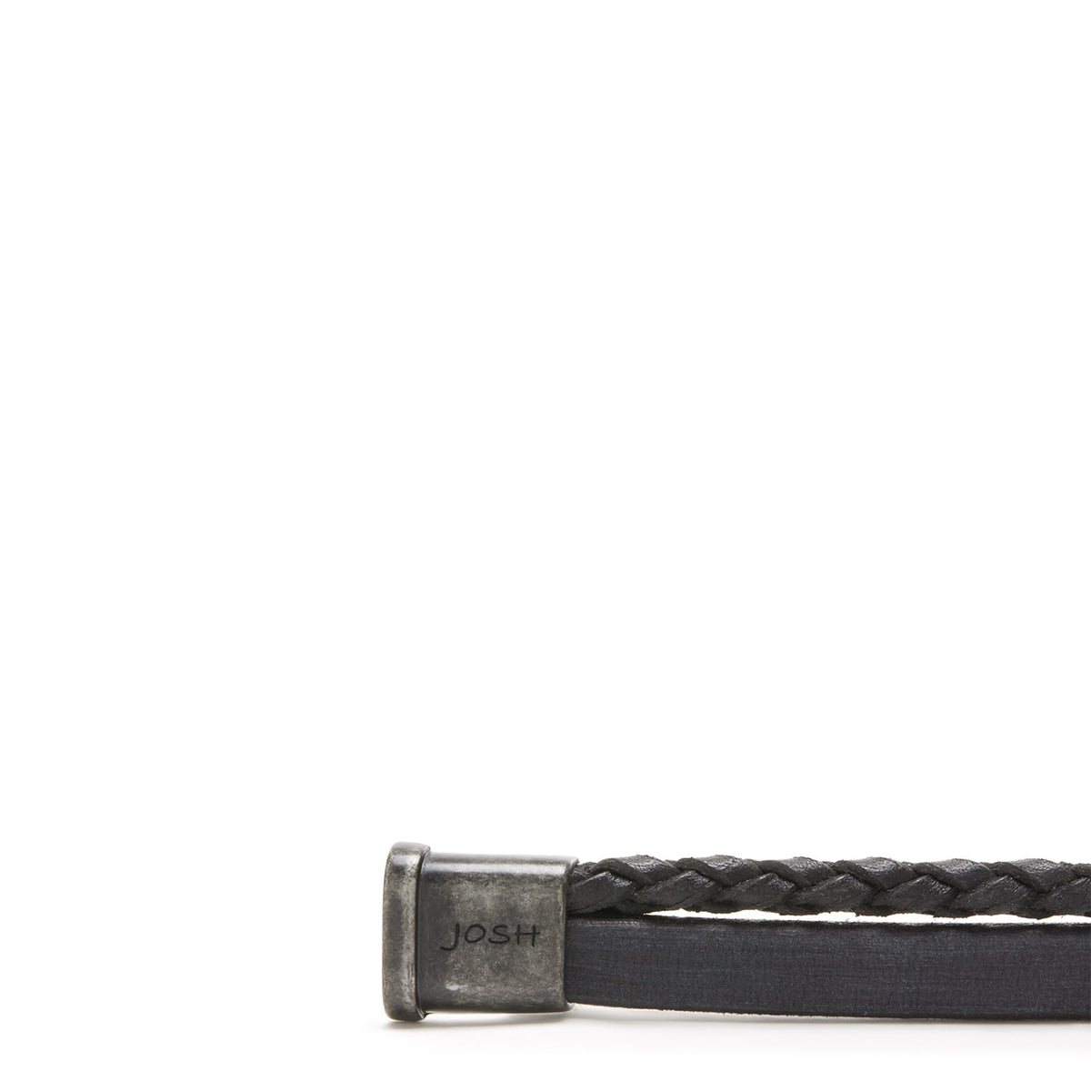 Josh Vintage Black Bracelet 09264-BRA-VB/BLACK/L