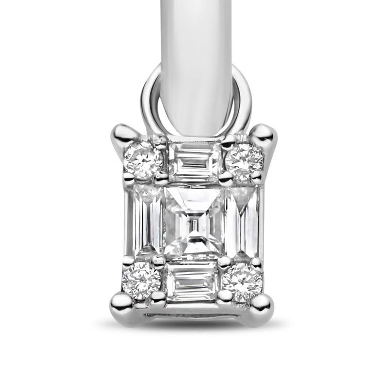 Isabel Bernard De la Paix Maxime 14 karat whitegold ear stud with diamond 0.24 carat IBD360035-zoom-