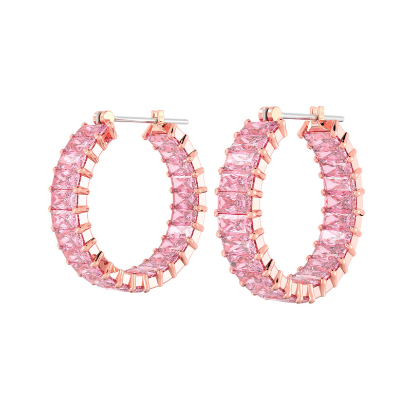 Swarovski Matrix Rose gold Earrings 5657726-zoom-