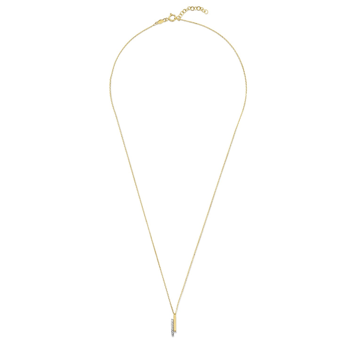 Isabel Bernard Cadeau d'Isabel 14 karat gold necklace and bracelet gift set with rods IB90189