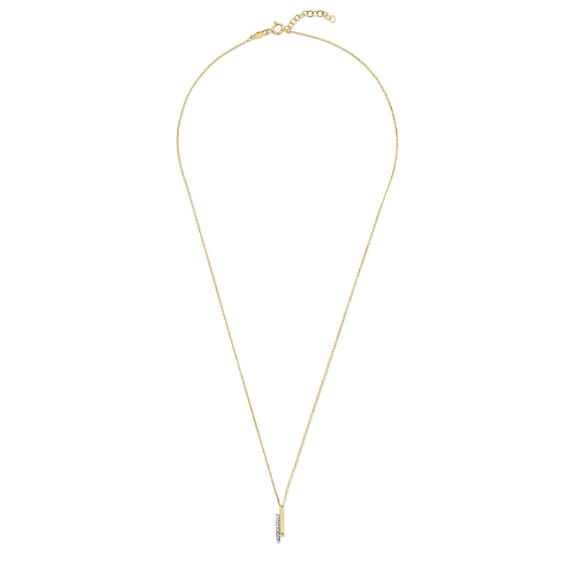 Isabel Bernard Cadeau d'Isabel 14 karat gold necklace and bracelet gift set with rods IB90189-zoom-